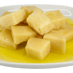 Mezcla 50/50 curado leche cruda en AOVE