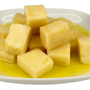 Oveja curado leche cruda en AOVE