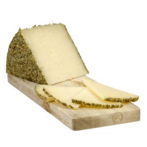 Oveja curado leche cruda con romero